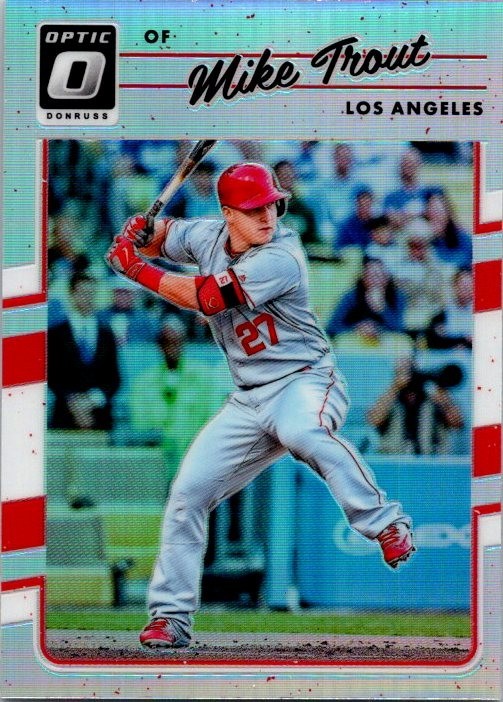 77721 2017 Donruss Optic Holo #107 Mike Trout