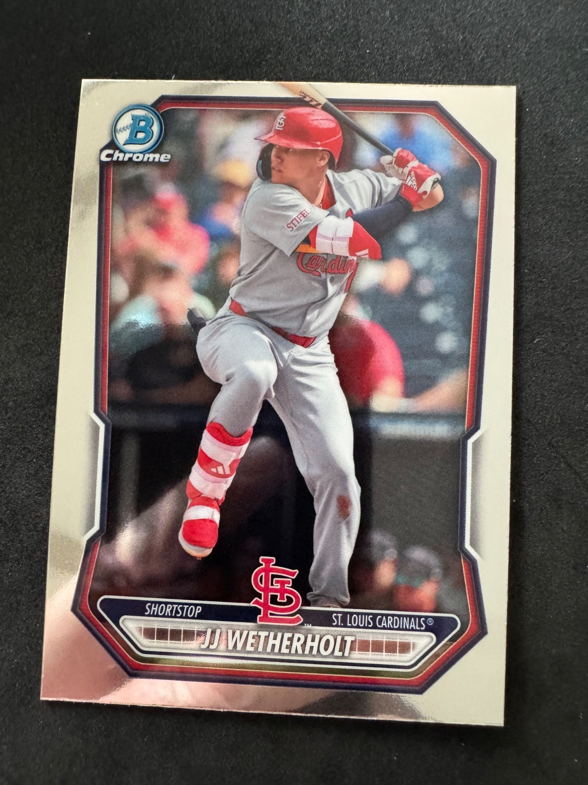 JJ Weatherholt 2026 Bowman Chrome Prospects St. Louis Cardinals