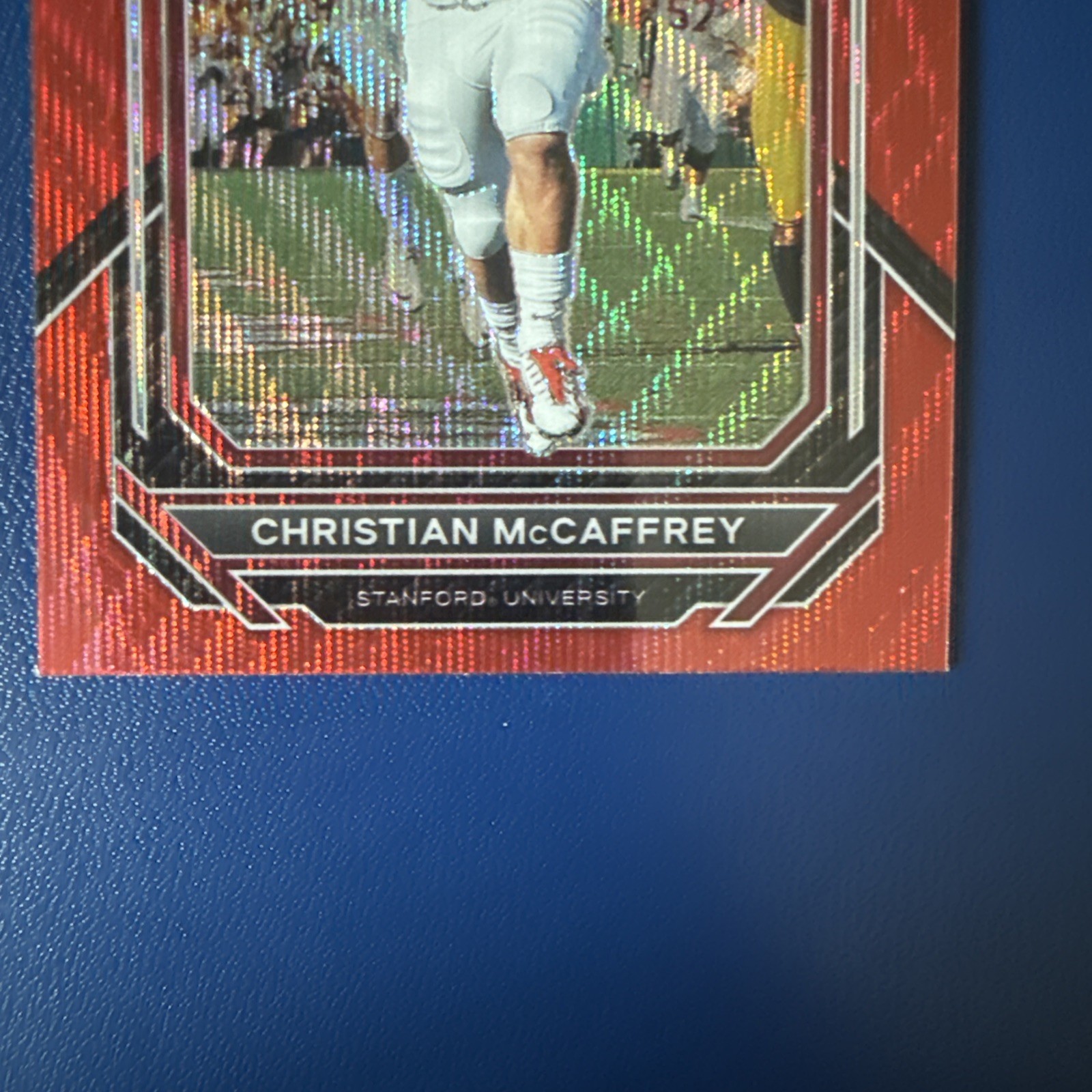 2023 Panini Prizm Draft Picks – Christian McCaffrey #17 Ruby Wave Prizm