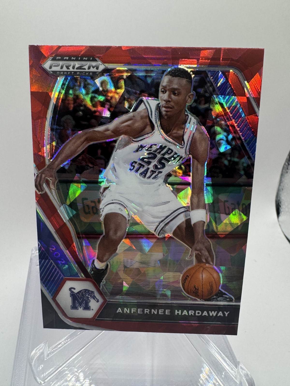 Red Ice Prizm 2021-22 Panini Anfernee Hardaway