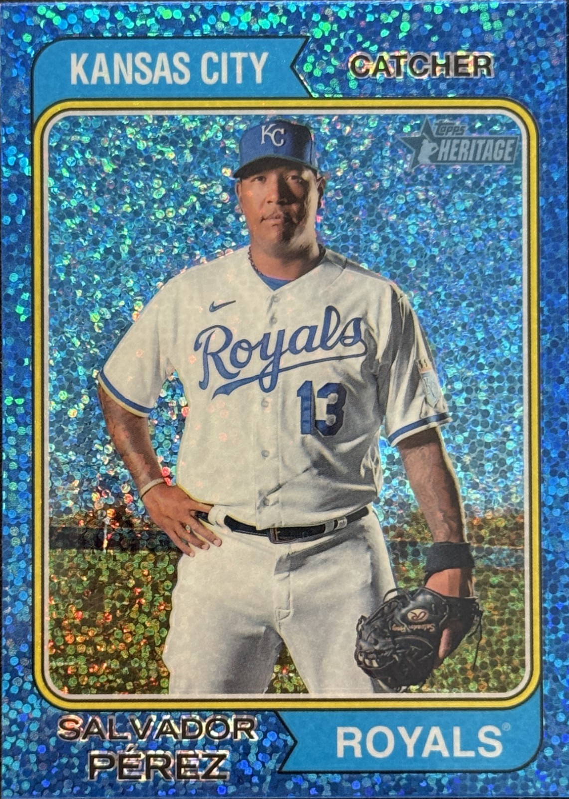 2023 Topps Heritage: Chrome Blue Sparkle Refractor SP “Pick a Card”