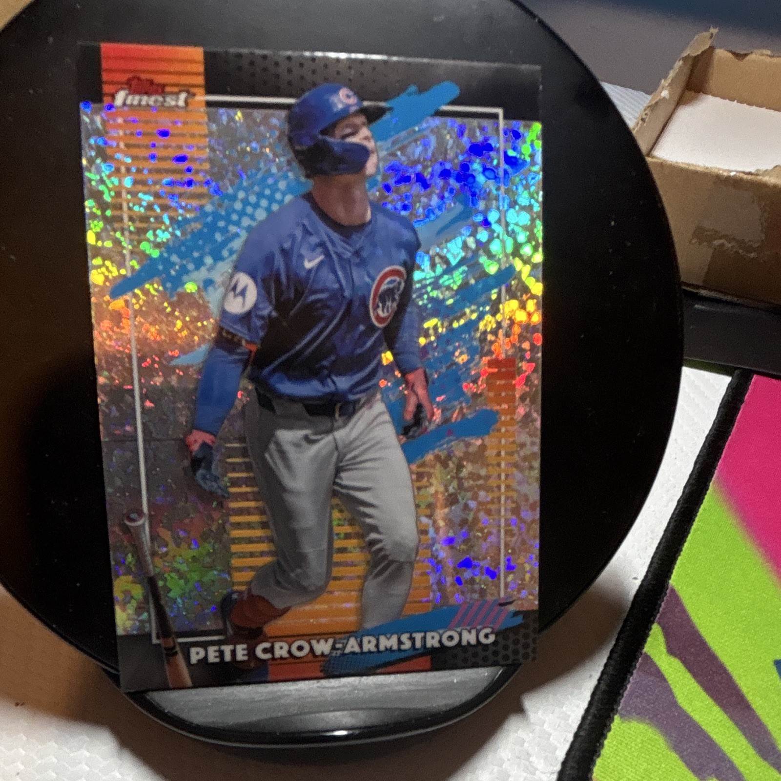 2026 Topps Finest – Pete Crow-Armstrong #189 UNCOMMON MINI DIAMOND Chicago Cubs