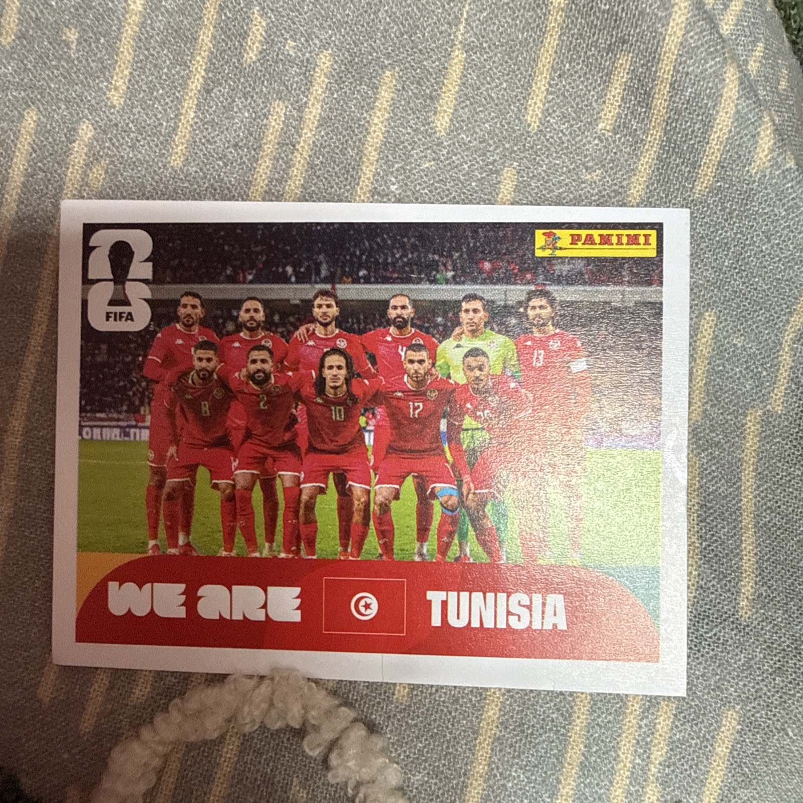 2026 Panini FIFA World Cup Tunisia Team #TUN 13