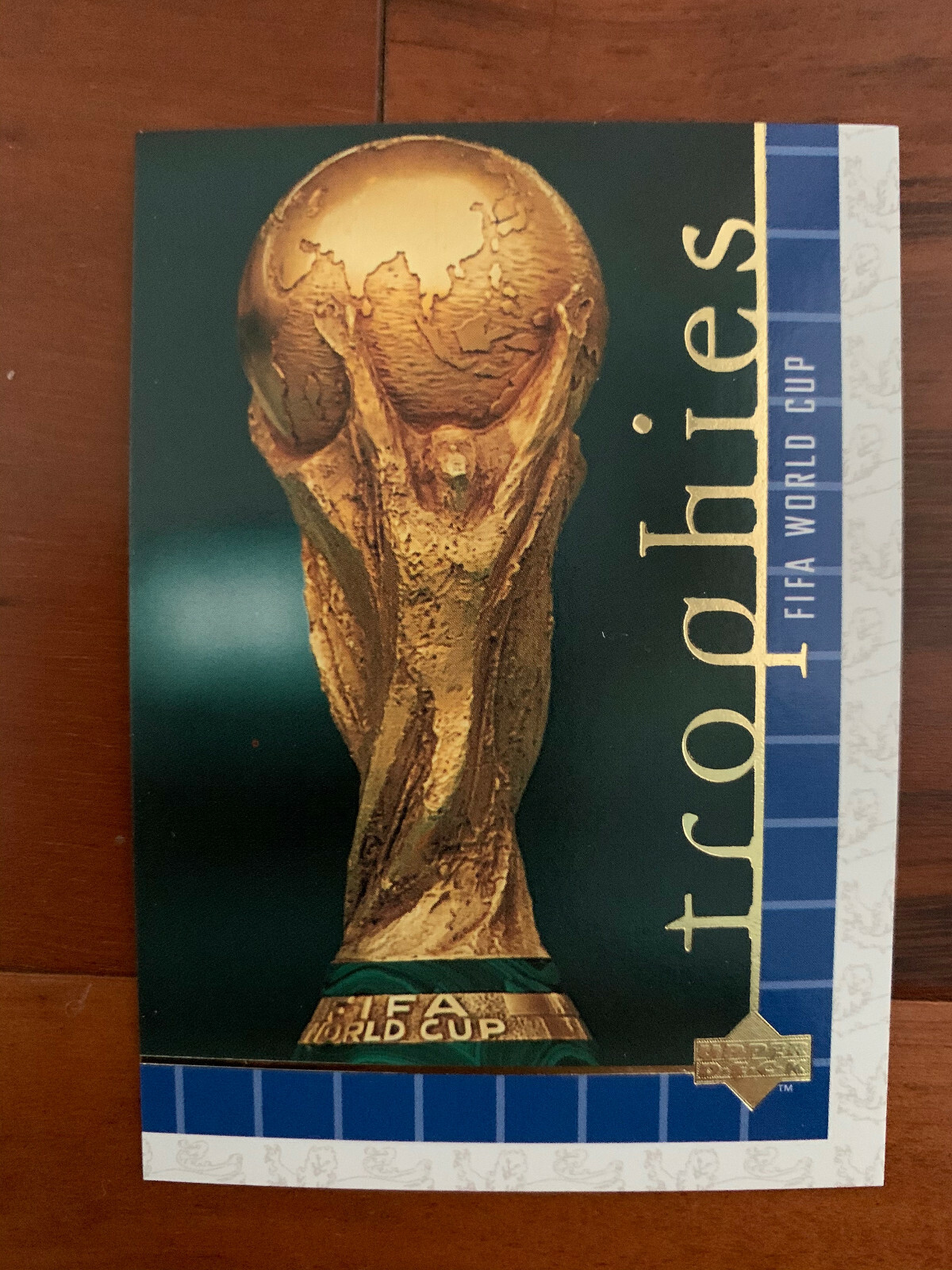 1997 Upper Deck England Soccer Card – FIFA WORLD CUP TROPHY Mint