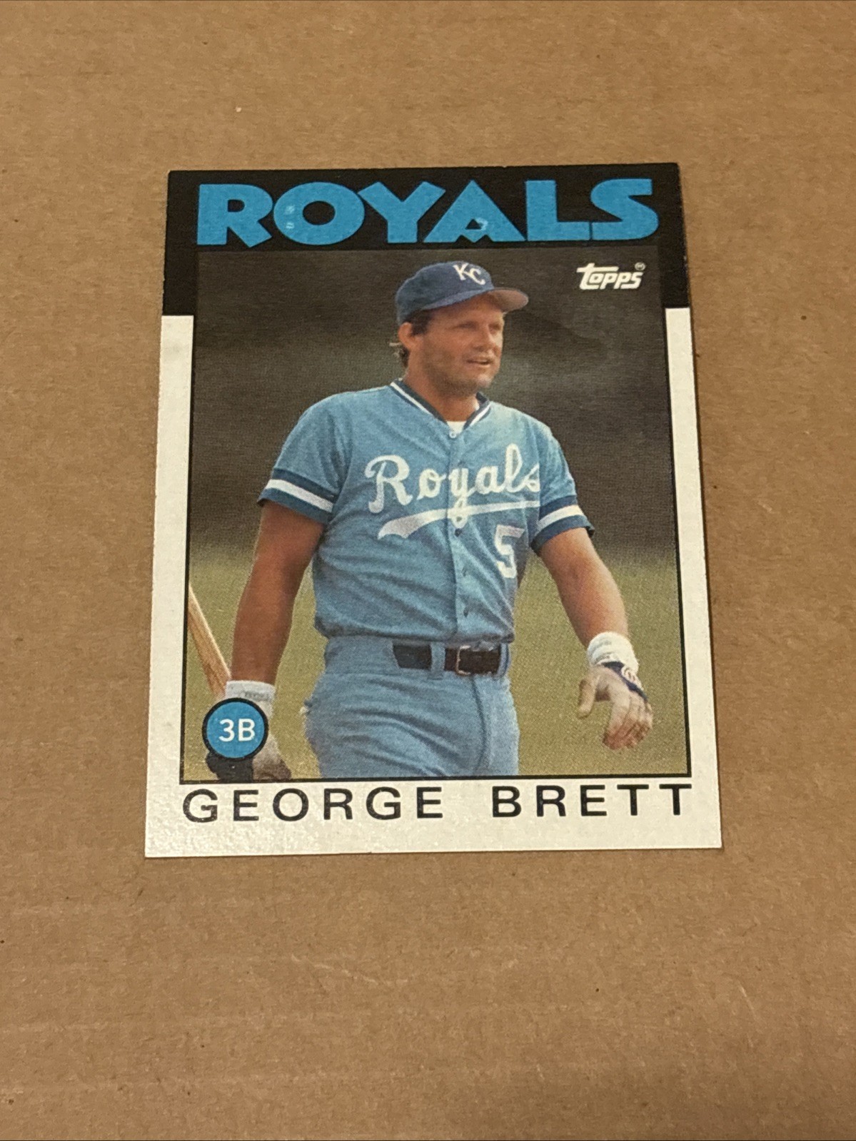 1986 Topps – George Brett #300 Kansas City Royals NM-MINT