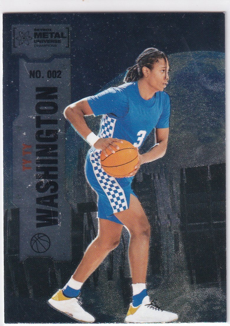 2022 SKYBOX METAL #2 TY TY WASHINGTON- HOUSTON ROCKETS