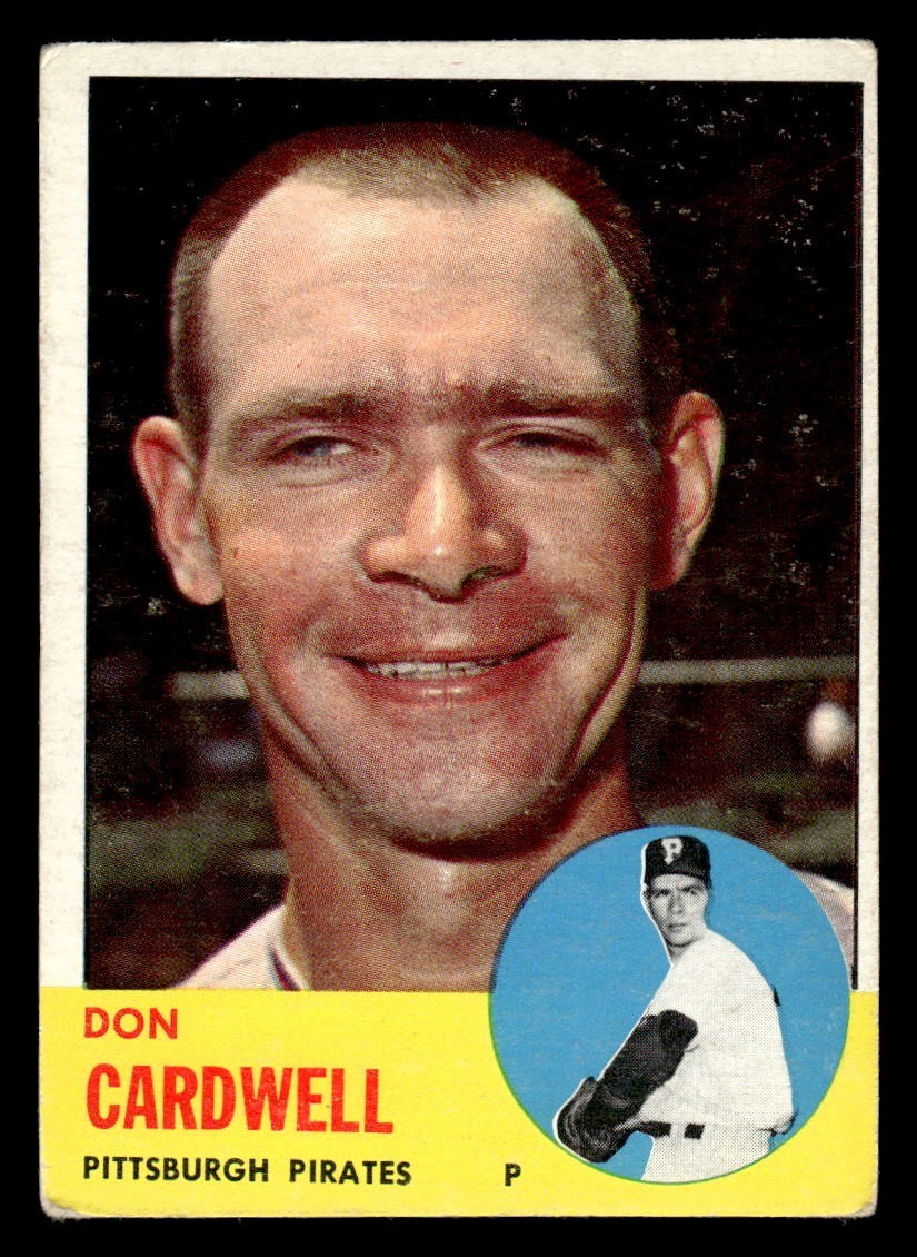 1963 Topps #575 Don Cardwell VG/EX
