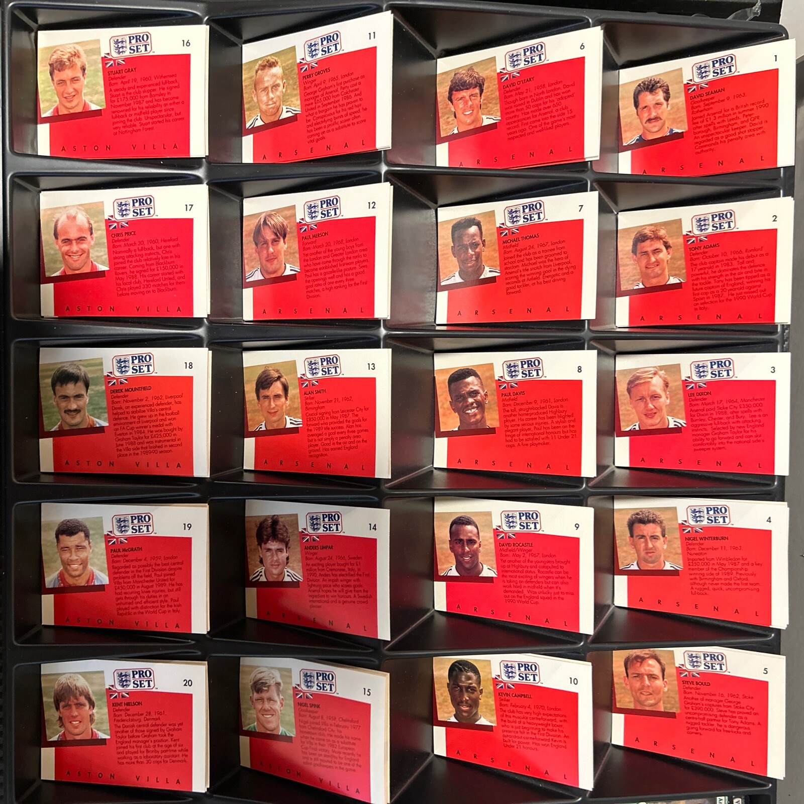 1990-91 Pro Set EPL English League Soccer Cards YOU PICK 1-199
