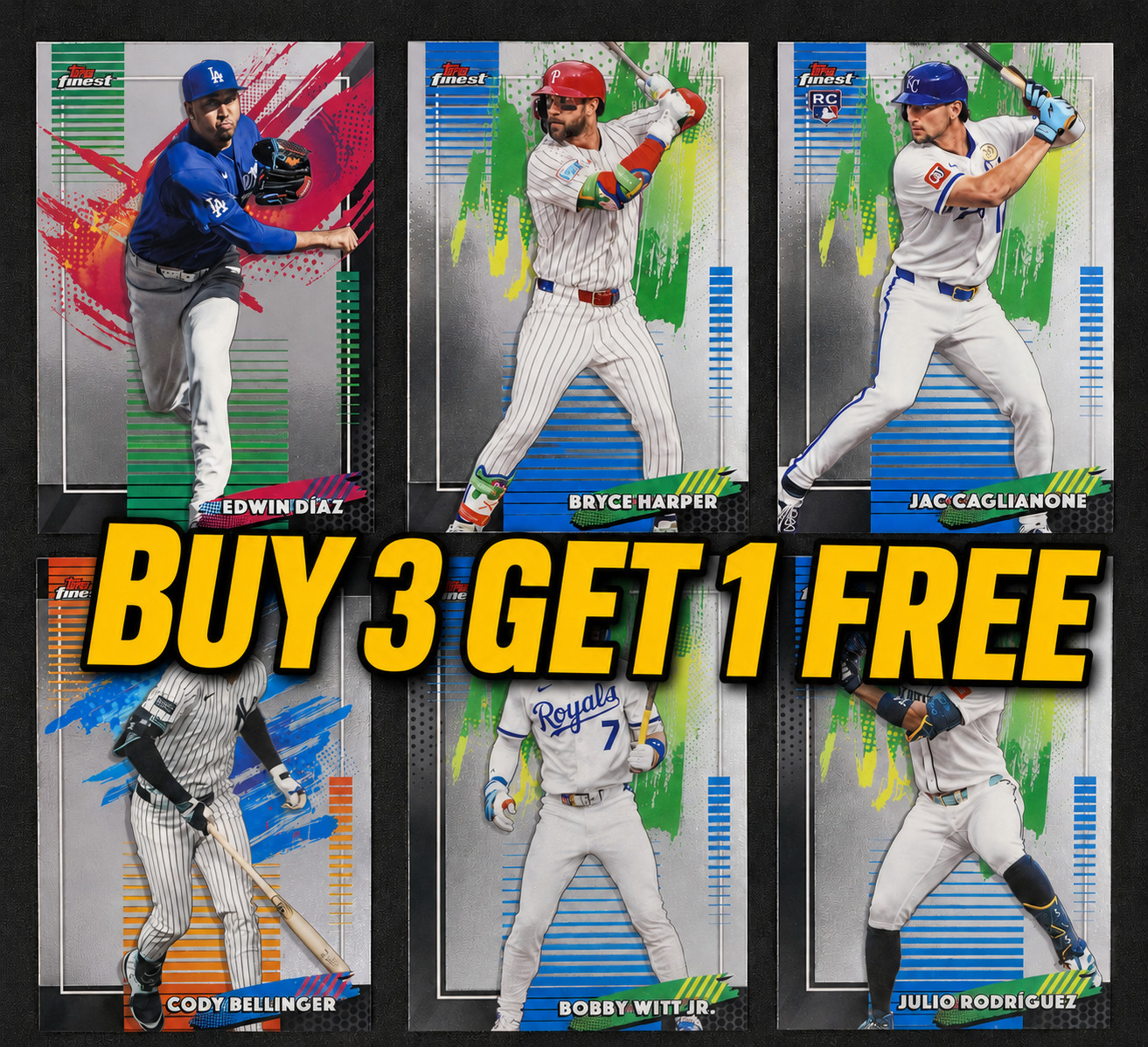 2026 Topps Finest Baseball BASE SINGLES #1-350 You Pick & Complete Your Set