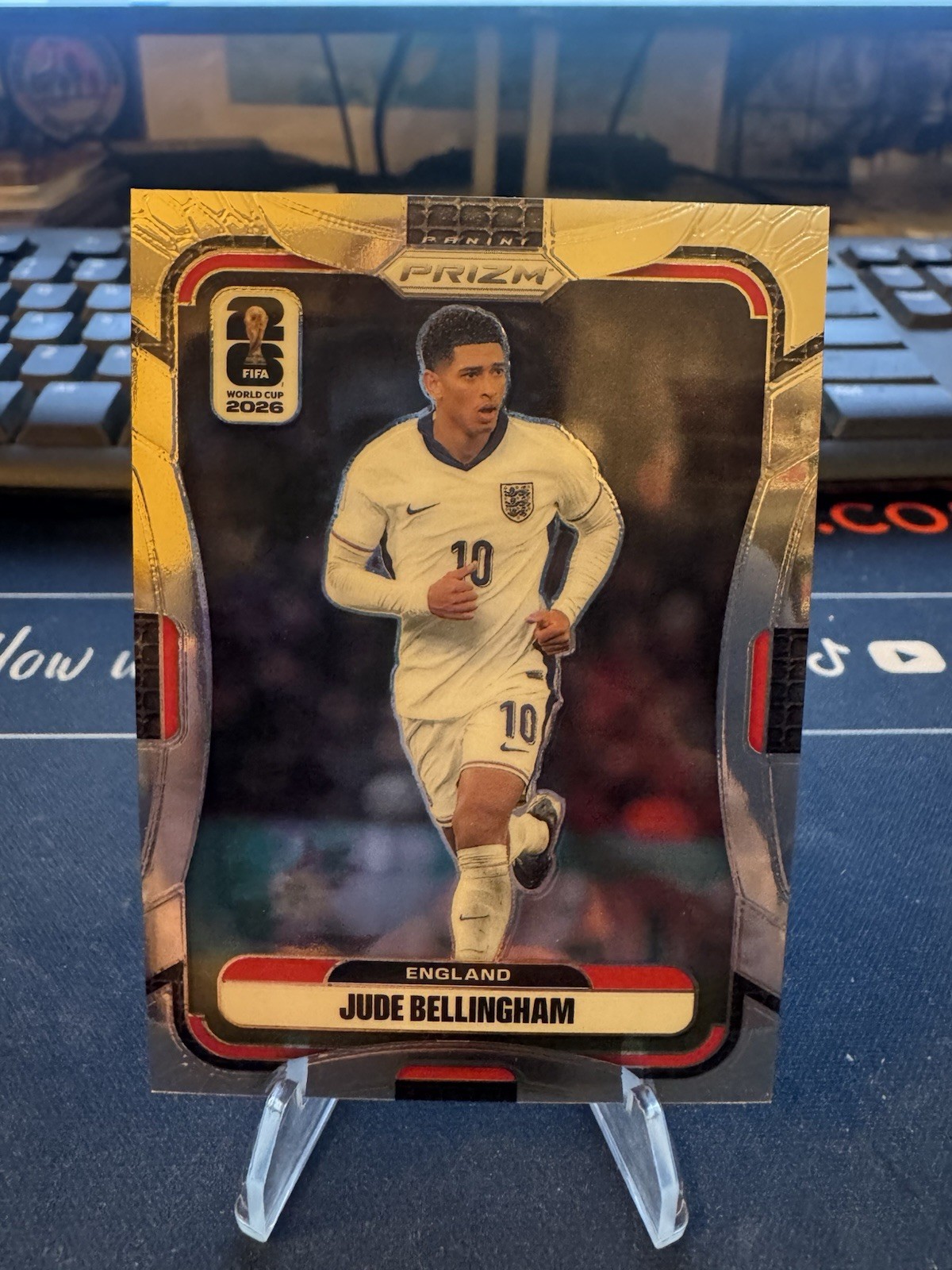 Panini 2026 Prizm FIFA World Cup Jude Bellingham England Base #114 Card