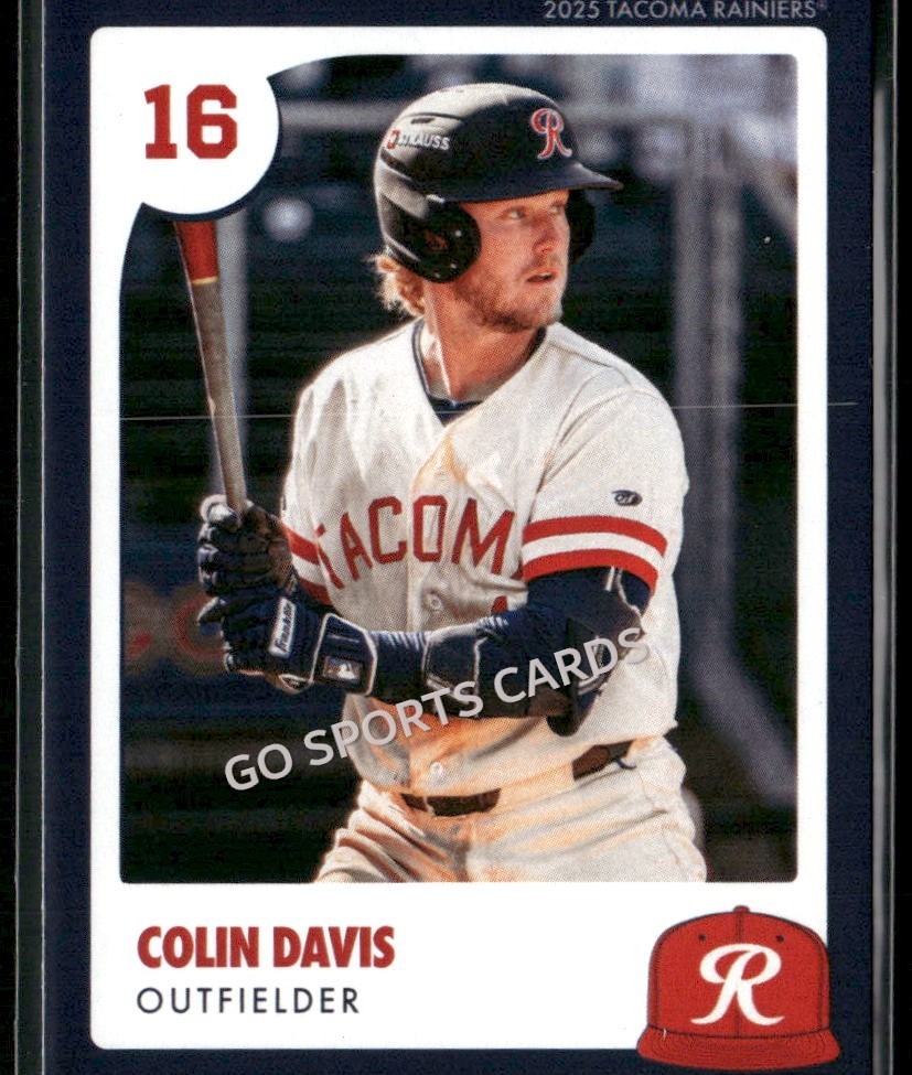 2025 Tacoma Rainiers Colin Davis RC Rookie Seattle Mariners Minor League