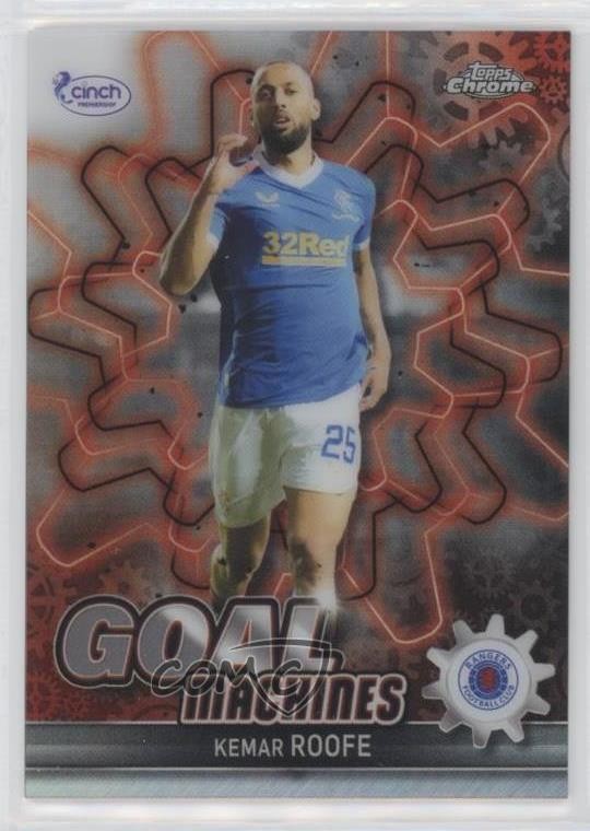 2021-22 Topps Chrome SPFL Scottish Premier League Goal Machines Kemar Roofe 0c2