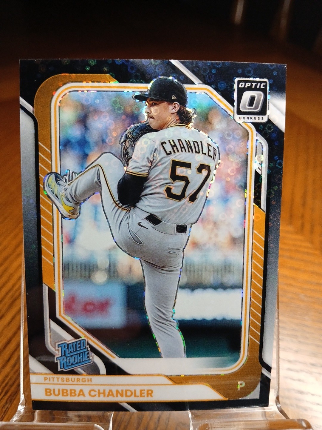 Bubba Chandler Black Circles Optic Prizm Rated Rookie RC 2026 Donruss #5 Pirates