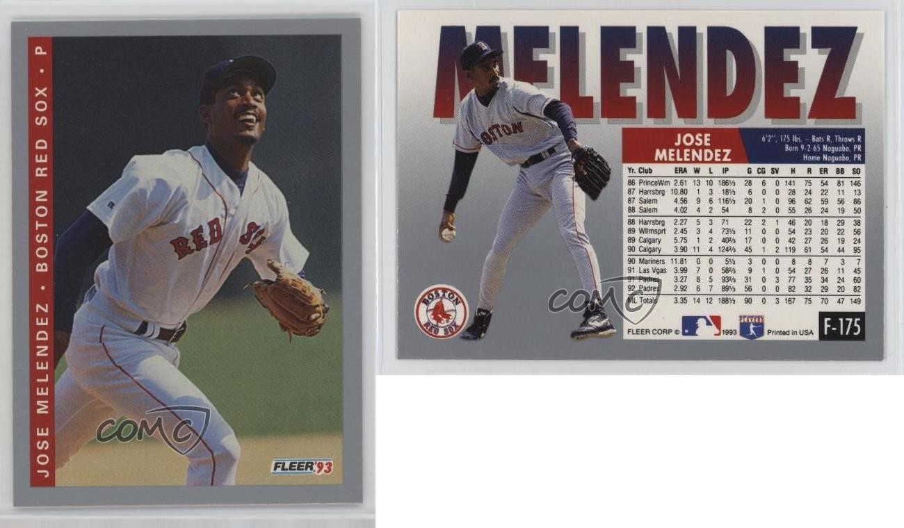 1993 Fleer Final Edition Jose Melendez #F-175 0kz8