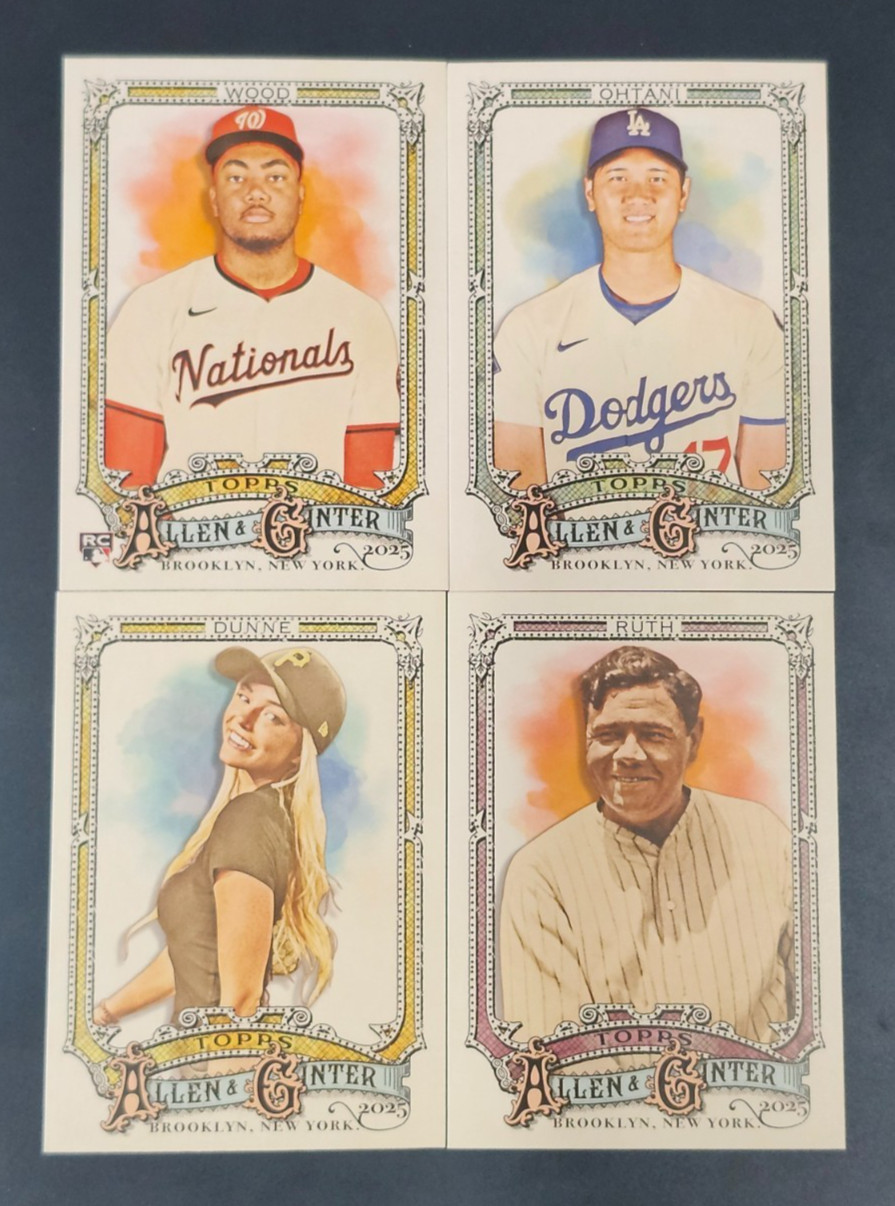 2025 Topps Allen & Ginter BASE 1-250 with Rookies You Pick – 2 Card Minimum