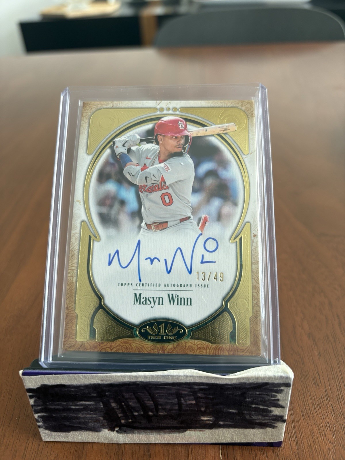 2026 Topps Tier One Masyn Winn Break Out Auto /49