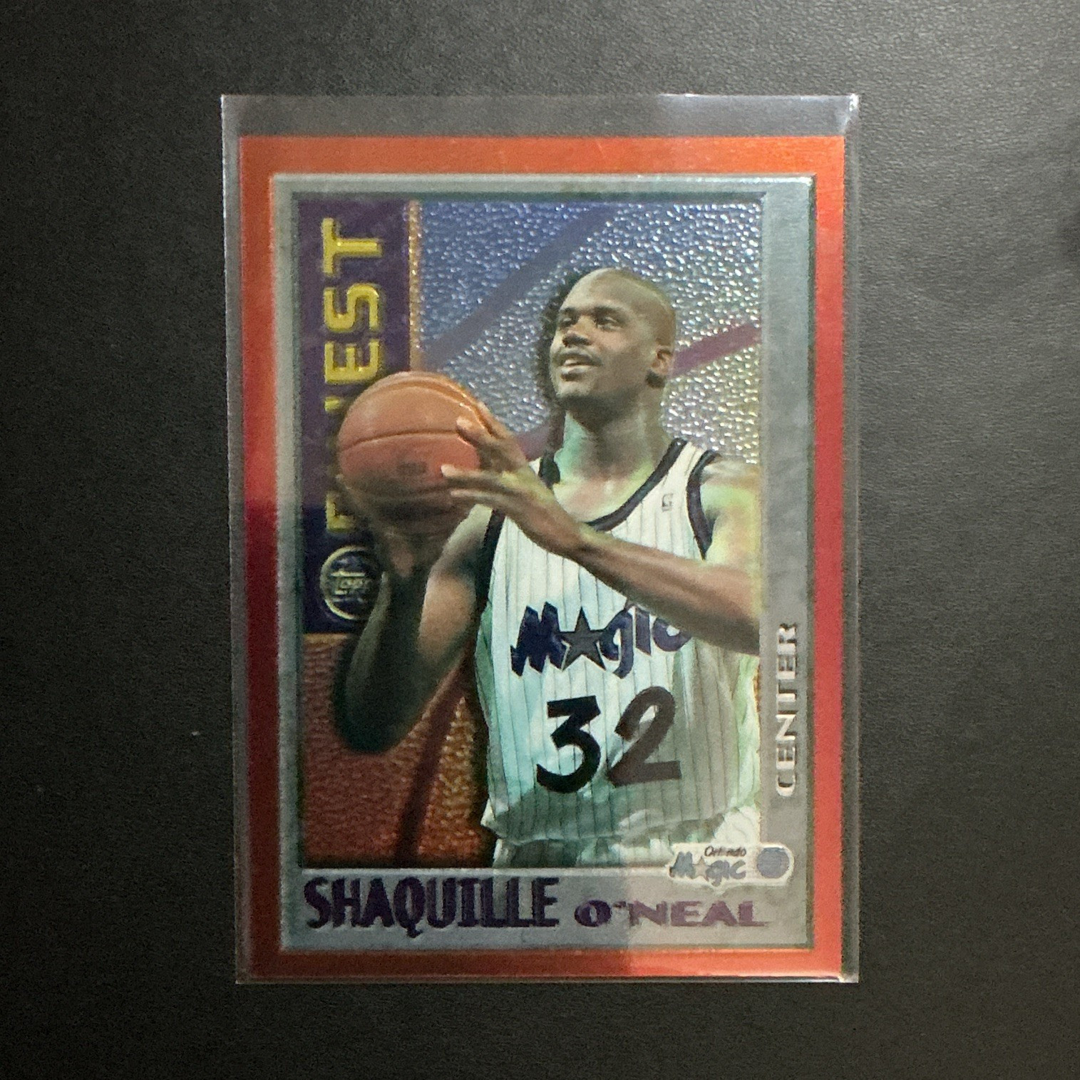 Topps Finest 1995-96 Mystery Finest Shaquille O’Neal #M22 Orlando Magic