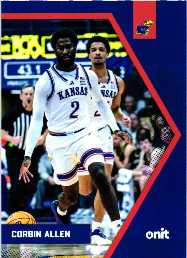 2025-26 Onit Athlete Kansas Jayhawks Basketball Base & Variations Pick a Card