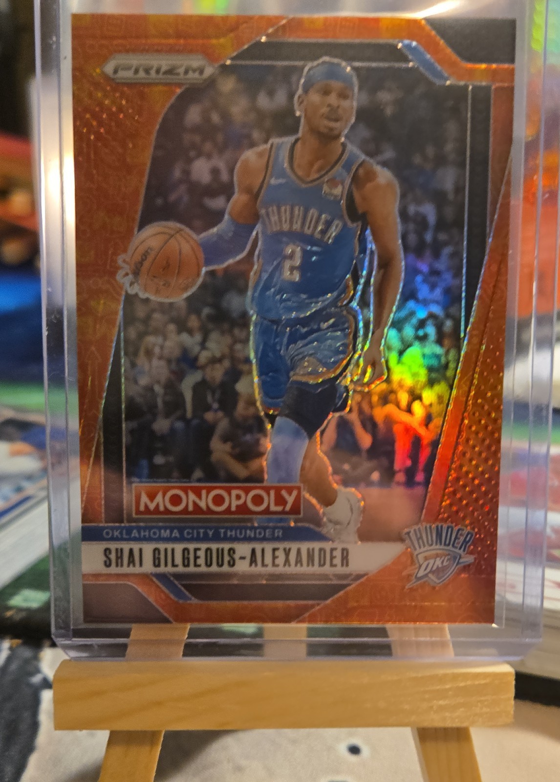 2024-25 Panini Prizm Monopoly – Shai Gilgeous-Alexander #79 Orange Prizm /1499
