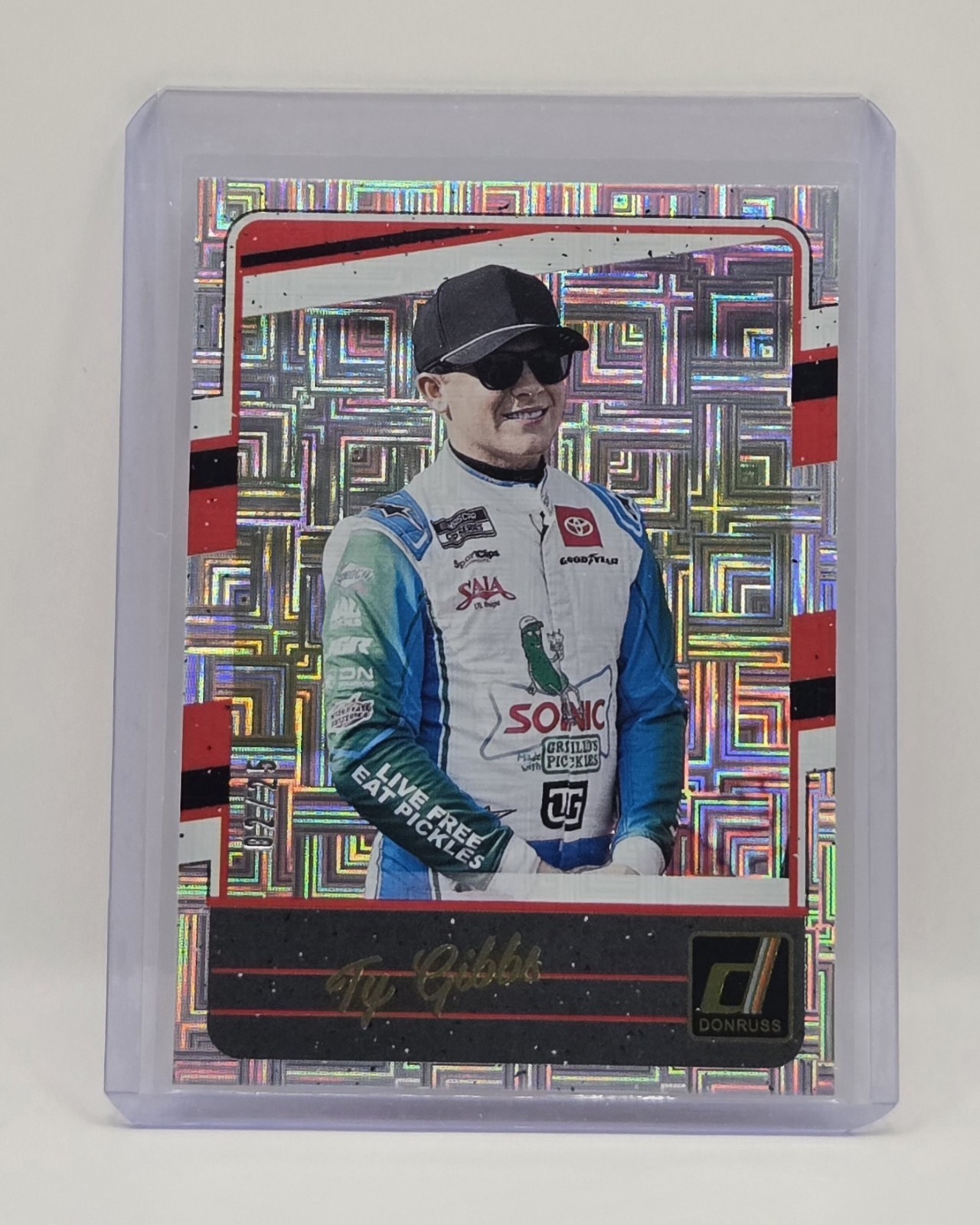 2026 Donruss Racing Ty Gibbs Mojo /25 Retro #148 NASCAR Joe Gibbs Racing