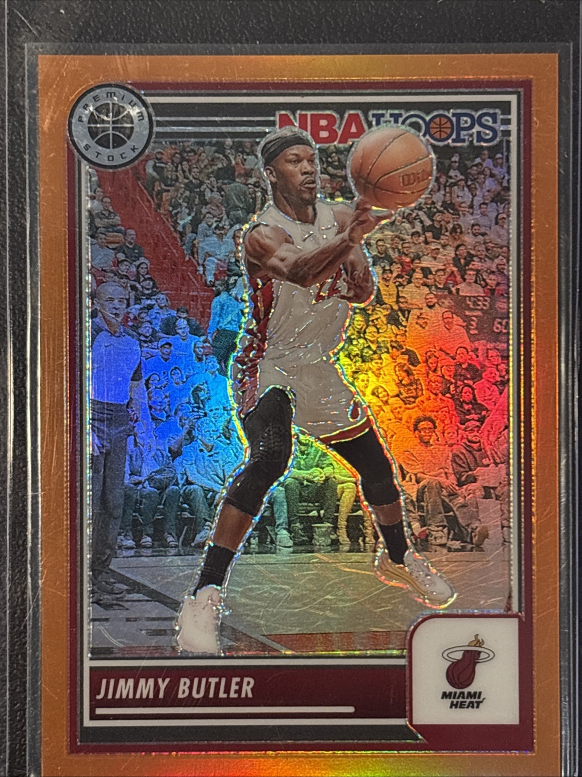 2023-24 Panini Nba Hoops Premium Stock – Jimmy Butler #169 Orange Prizm /299