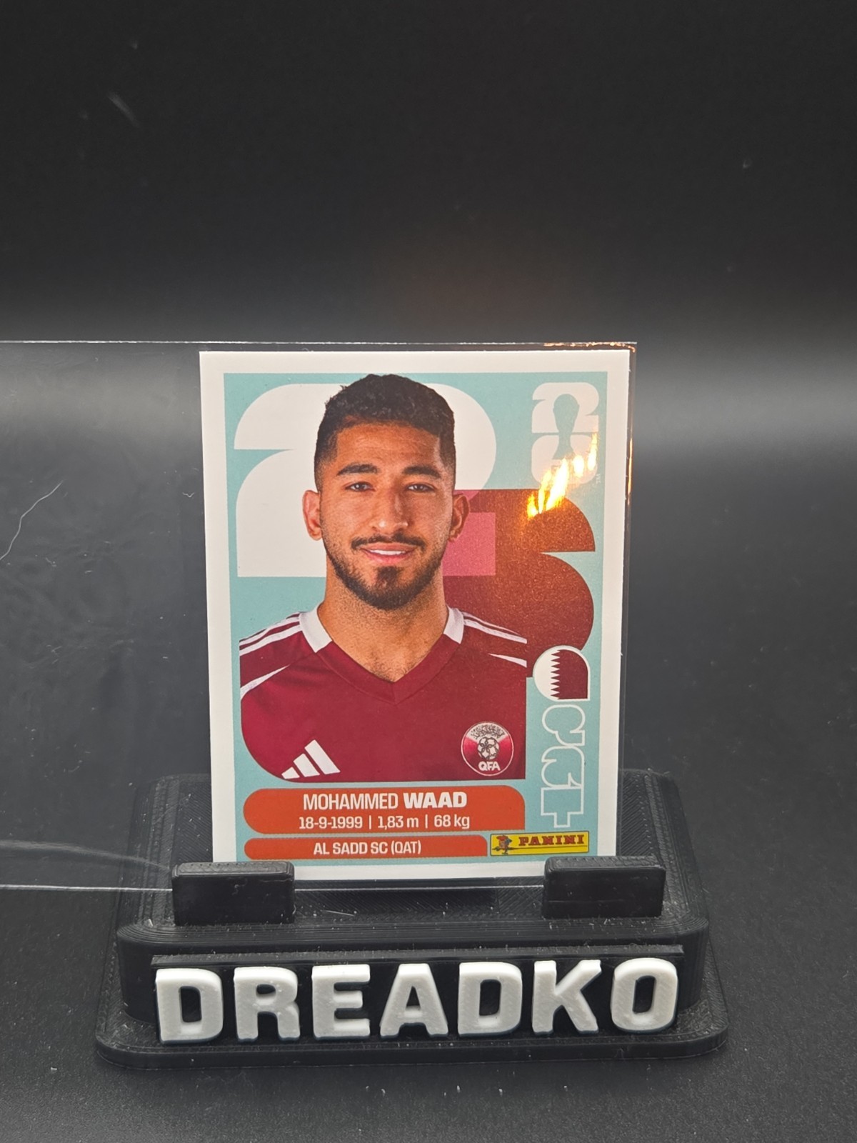 Panini FIFA World Cup 2026 Sticker QAT14 Mohammed Waad – Qatar
