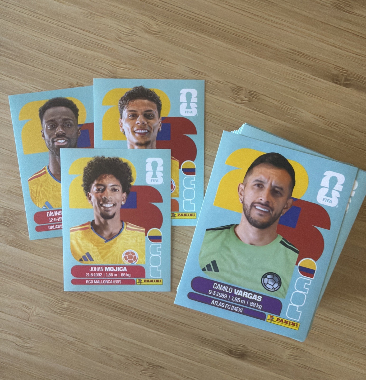 Panini FIFA World Cup 2026 Album – COLOMBIA SINGLE STICKERS – FREE SHIPPING