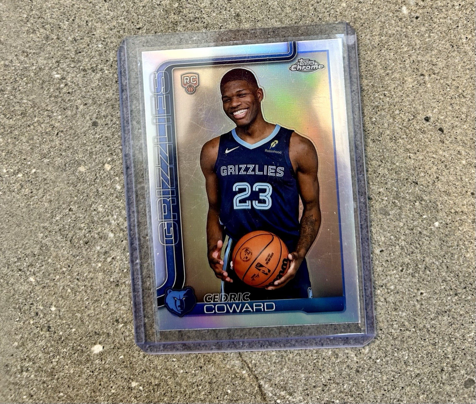 2025-26 Topps Chrome – Cedric Coward #261 Refractor (RC)