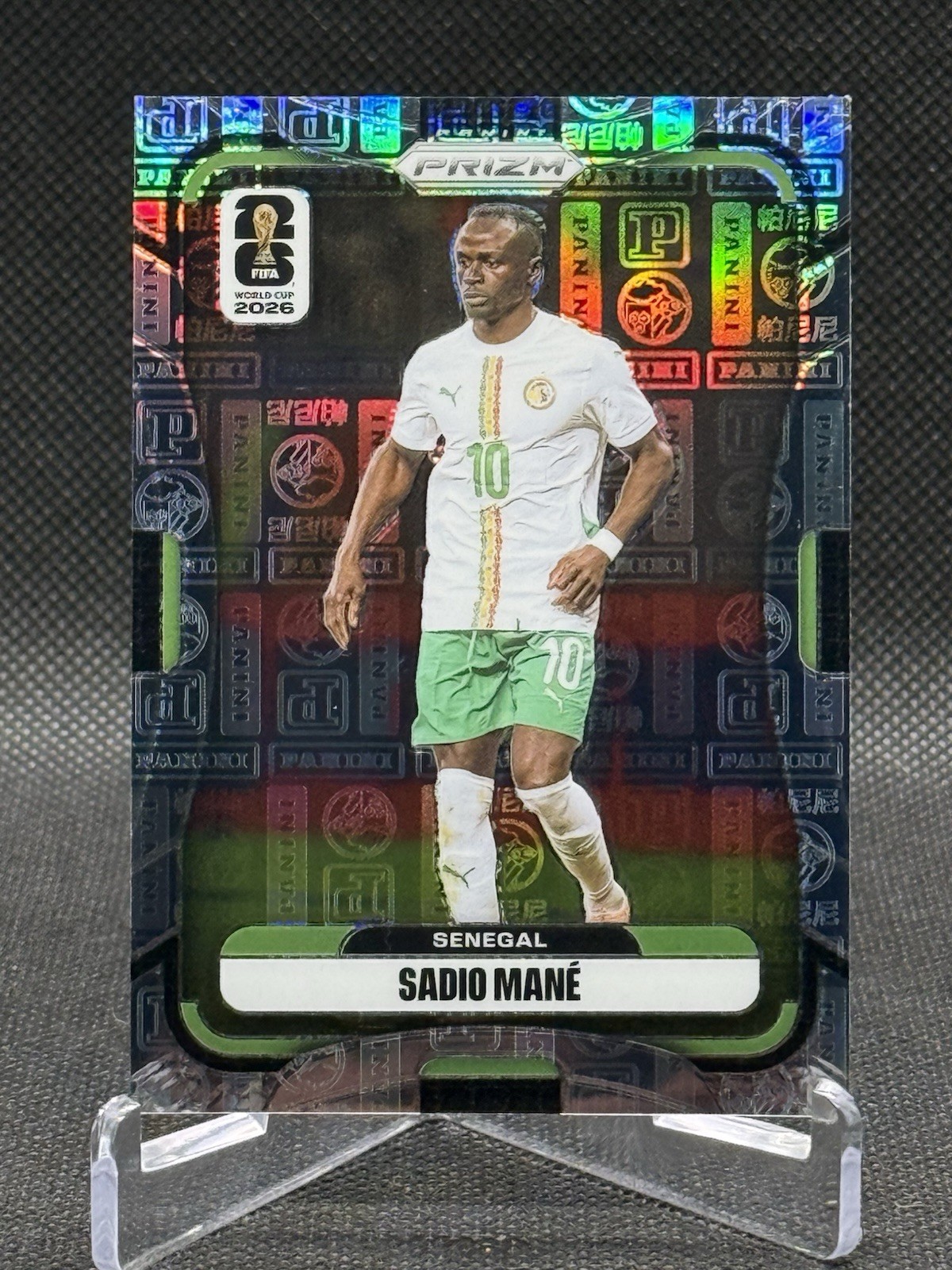2026 Panini Prizm FIFA World Cup Sadio Mané Panini Logo /61 SSP Senegal