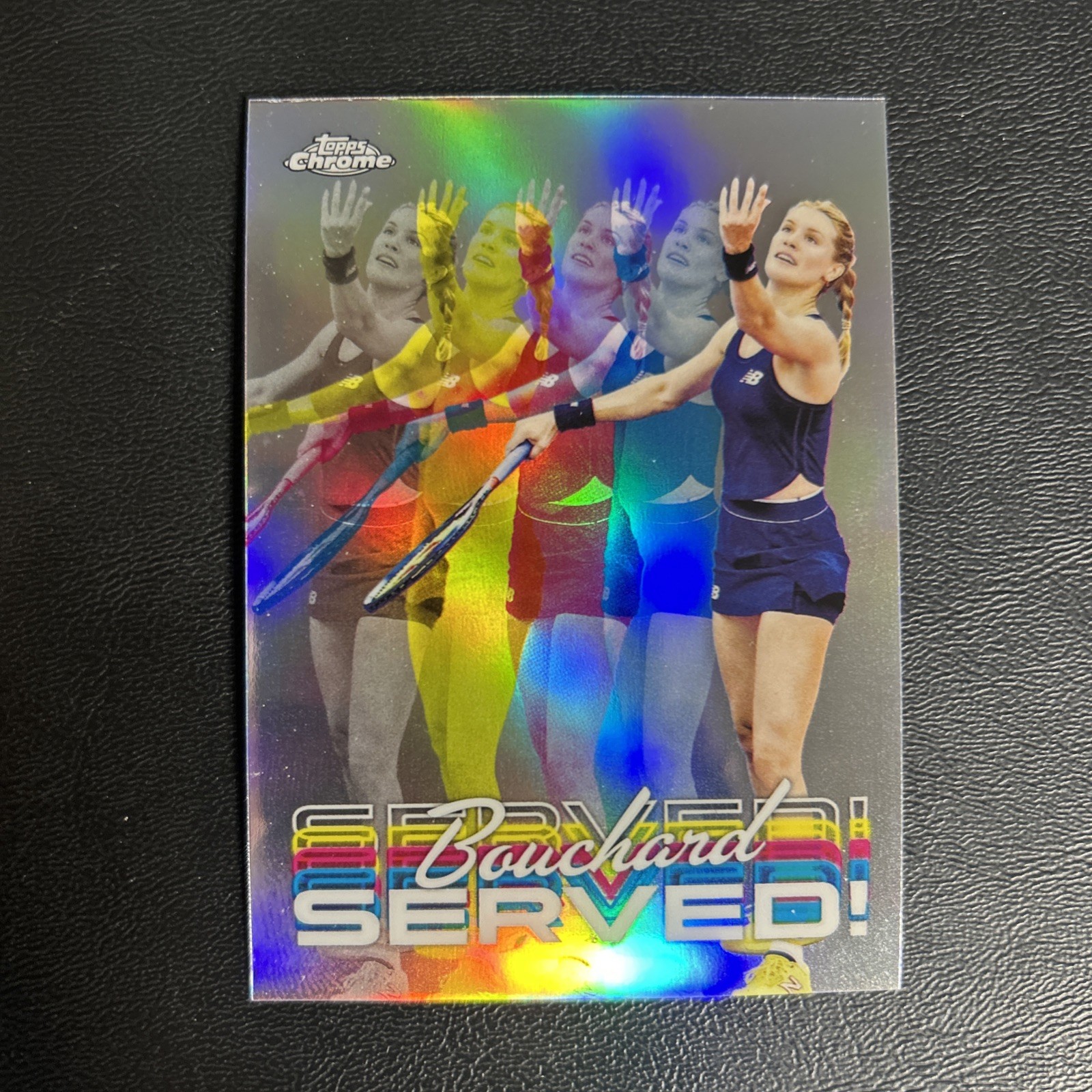 2024 Topps Chrome – Served! Genie Bouchard #SER-GB