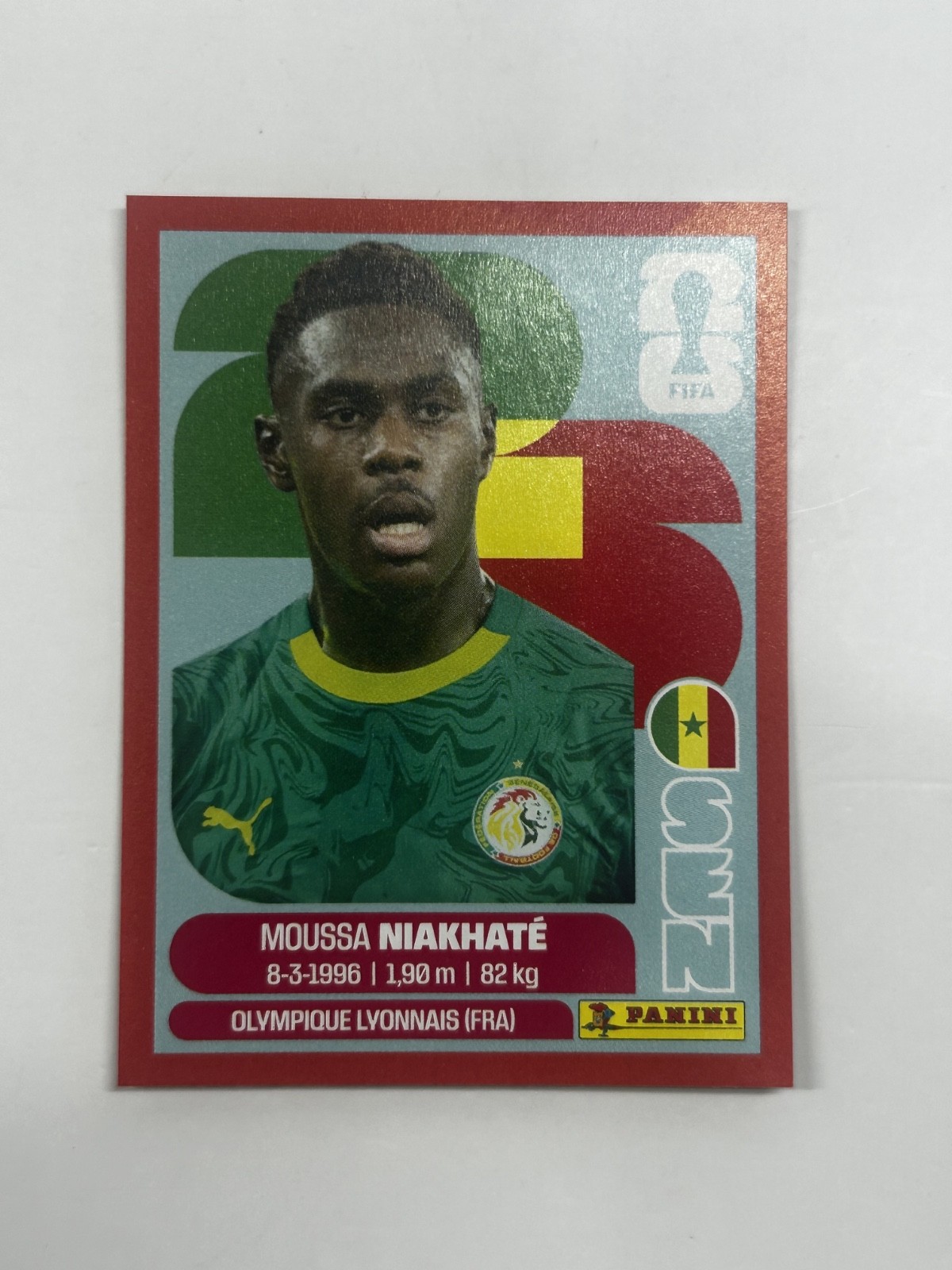 PANINI FIFA WORLD CUP 2026 STICKER SEN 4 MOUSSA NIAKHATÉ RED PARALLEL