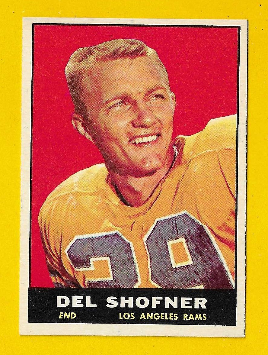 74188 1961 Topps #52 Del Shofner LA RAMS EX/MT-NM