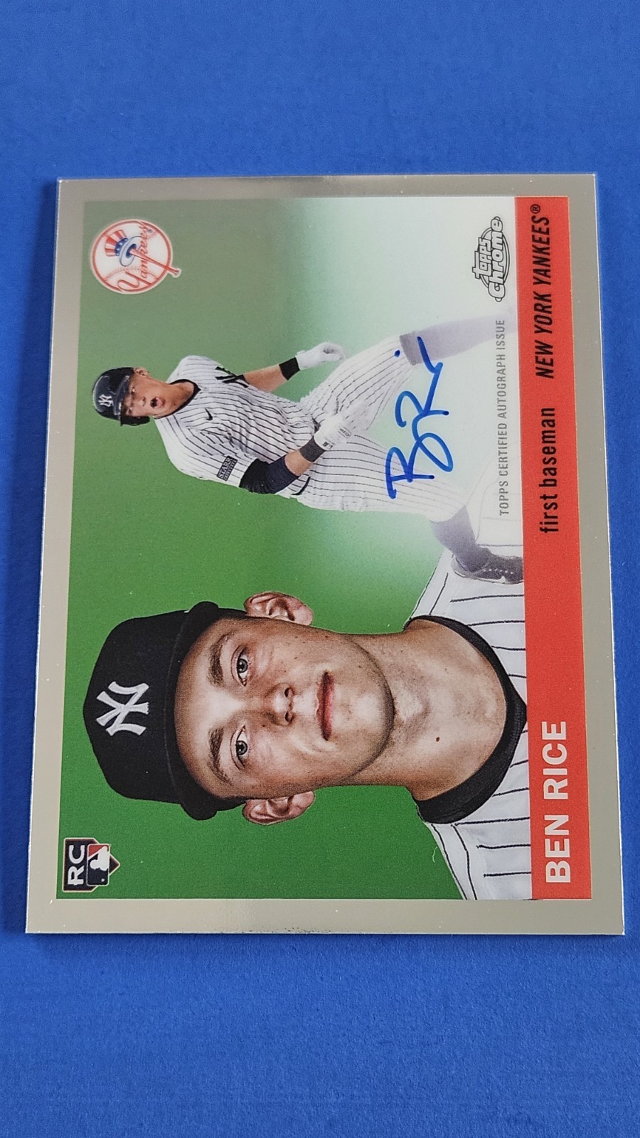 Ben Rice – 2025 Topps Platinum Anniversary Autograph RC
