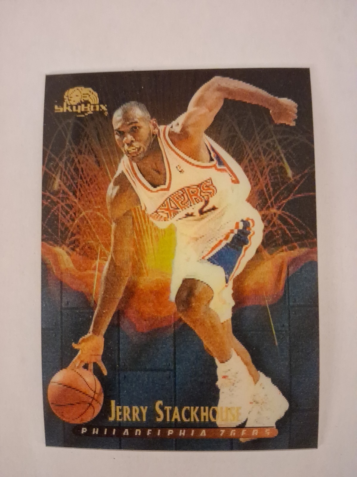 1995-96 Skybox Premium – Exchange Meltdown Lenticular Jerry Stackhouse (RC)