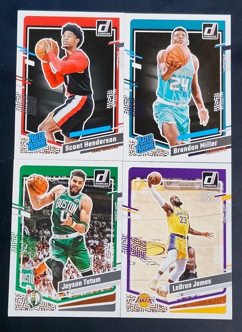 2023-24 Donruss Basketball BASE with Rated Rookies You Pick the Card