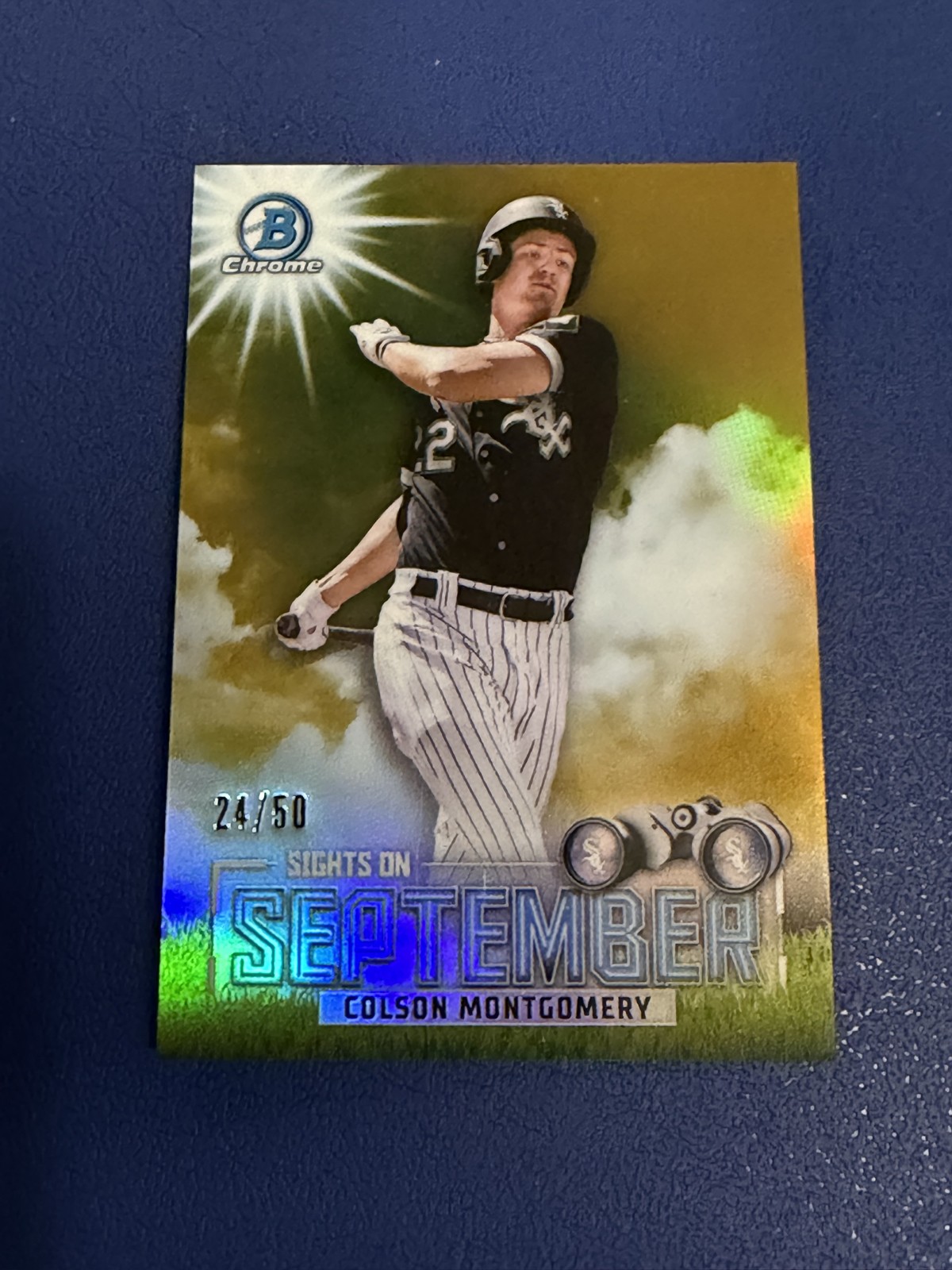 2023 Bowman – Colson Montgomery #SOS-6 Gold Refractor #24/50 (RC)