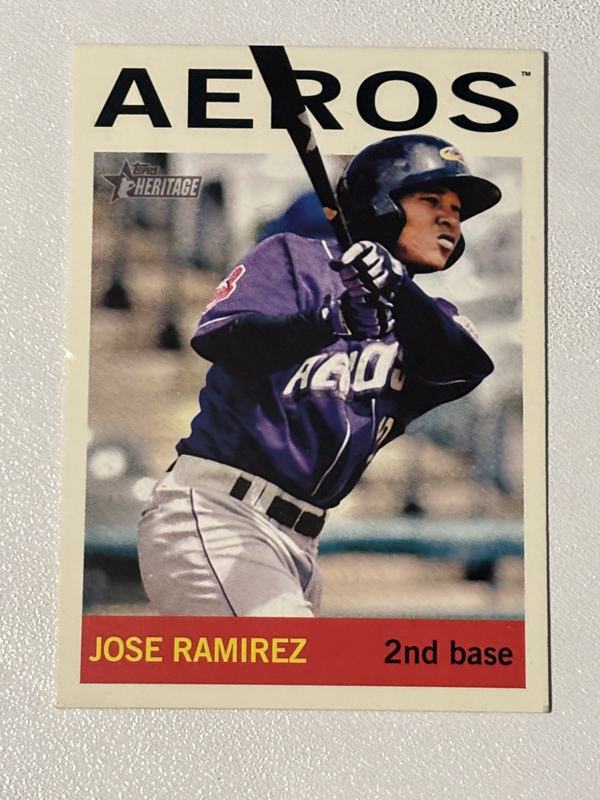 2013 Topps Heritage Minor League Edition – Jose Ramirez #180 SEE DESCRIPTION