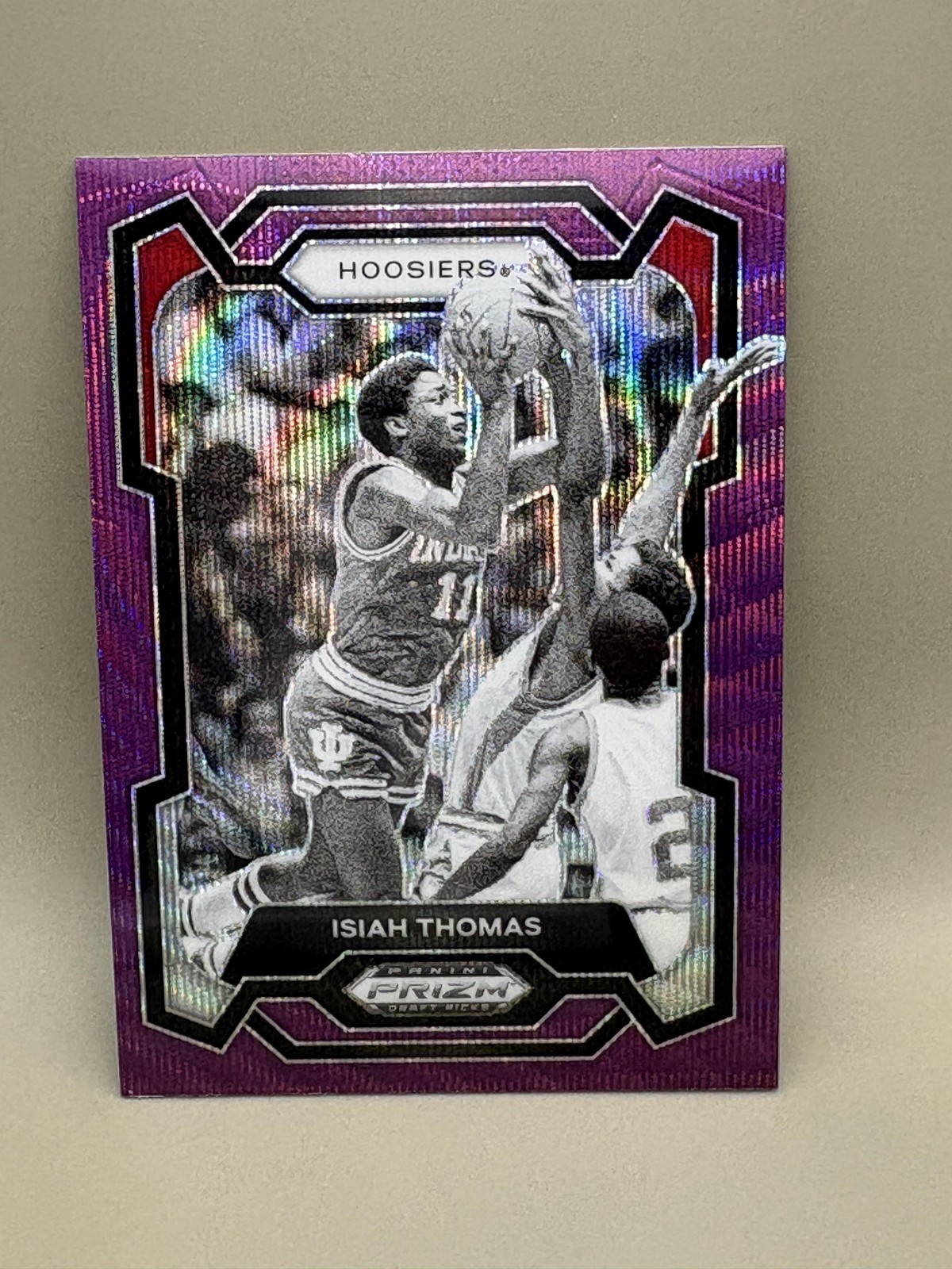 2024 Panini Prizm Draft Picks #11 Isiah Thomas Prizms Purple Wave