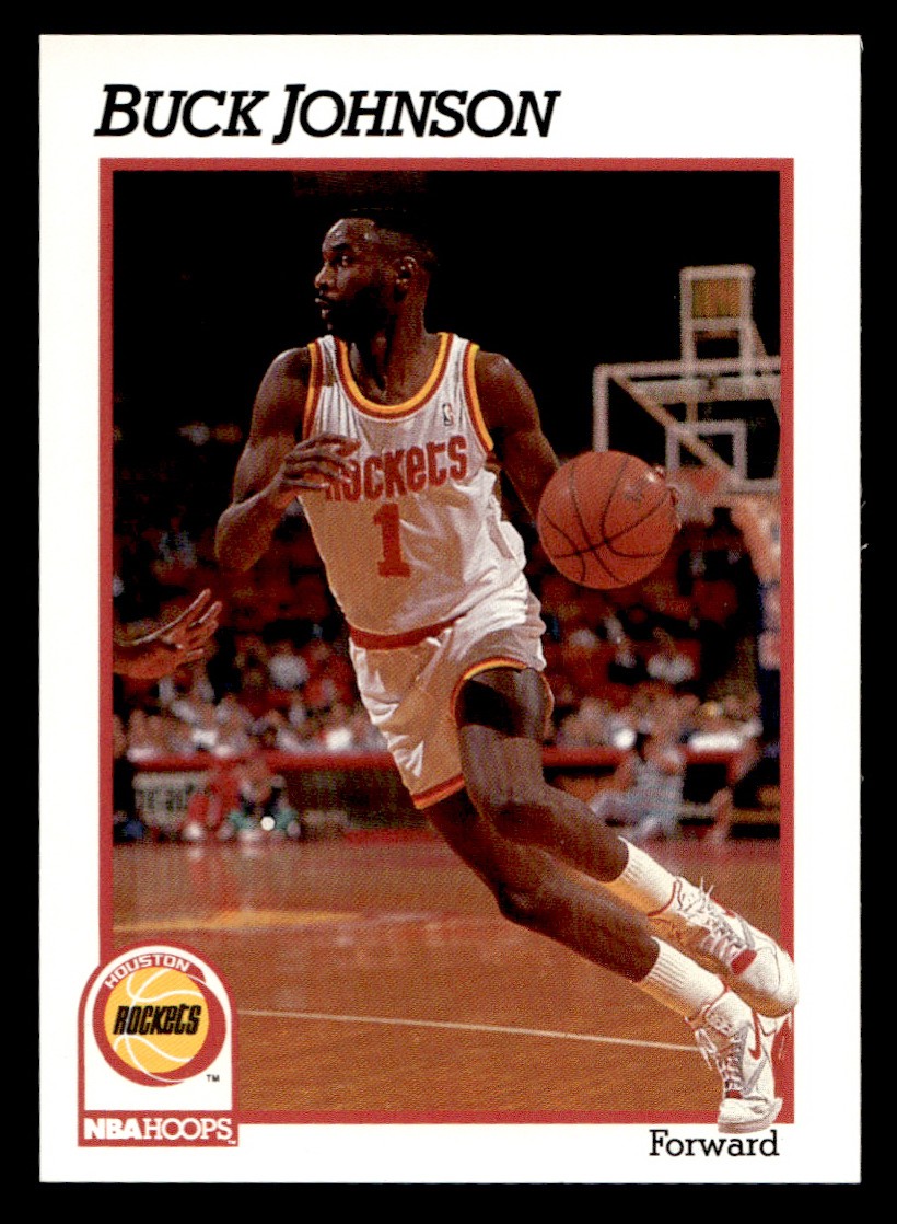 1991-92 NBA Hoops – Buck Johnson #76 Basketball Sports Card Raw Trading Card
