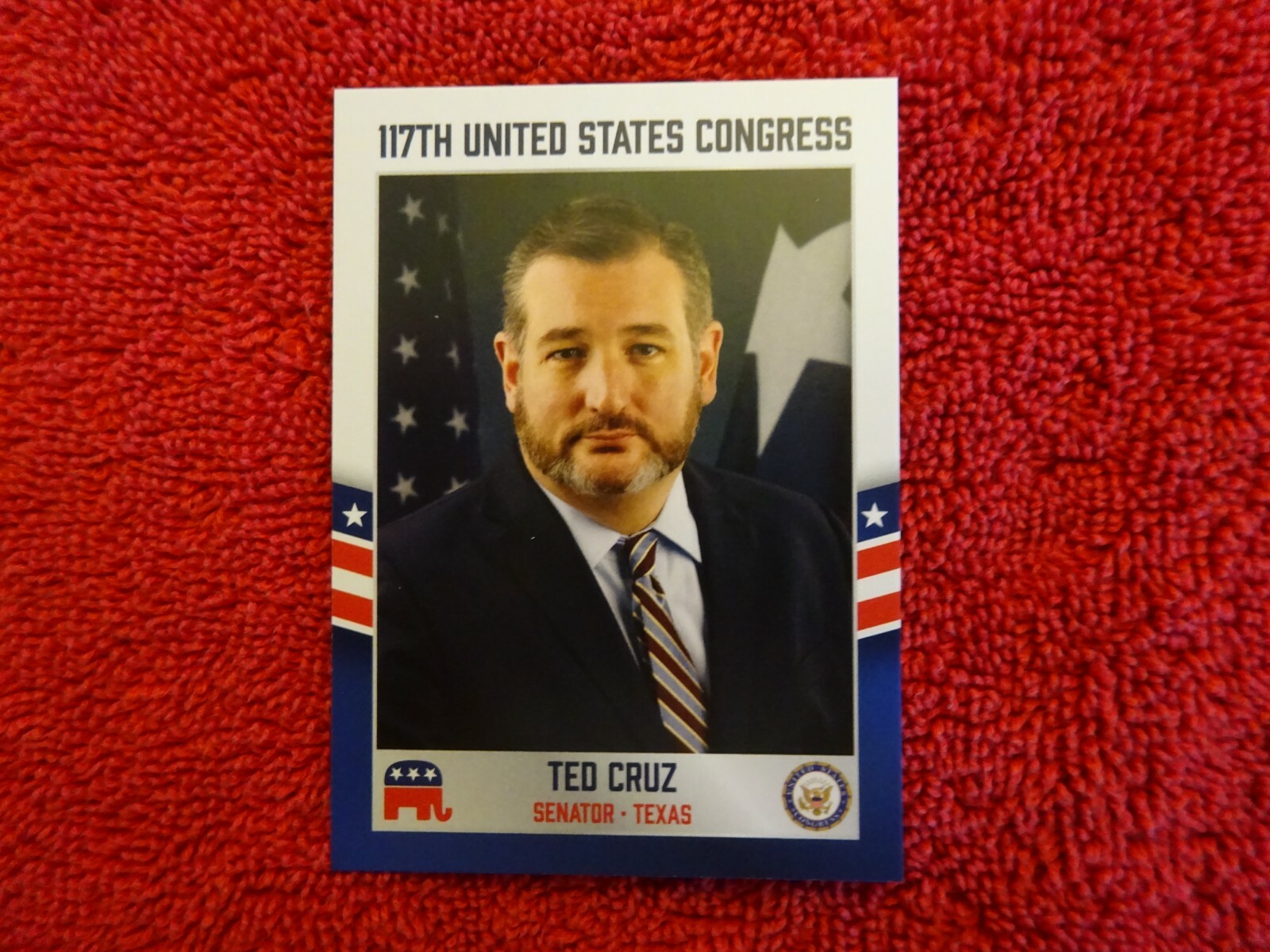 2021 U.S. Congress Fascinating Cards Ted Cruz Texas Republican