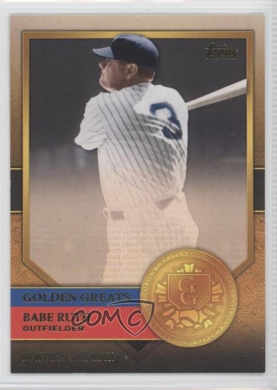 2012 Topps Golden Greats Babe Ruth #GG-73 HOF 1a1