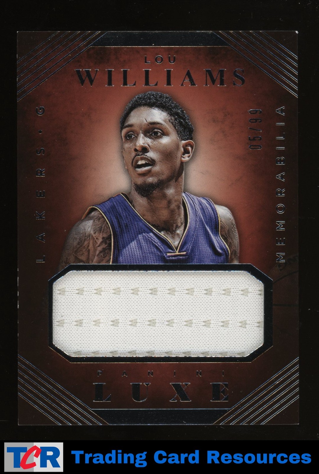 2015-16 Panini Luxe Memorabilia #20 Lou Williams #/99