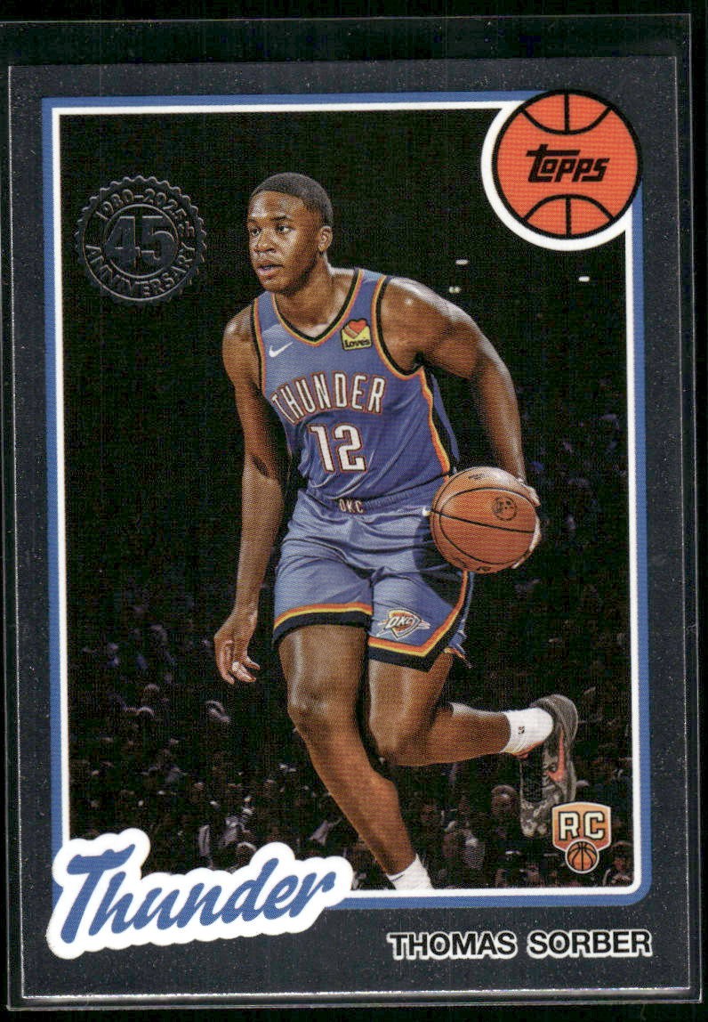 2025-26 Topps #80BK-61 Thomas Sorber 1980-81 Topps Basketball