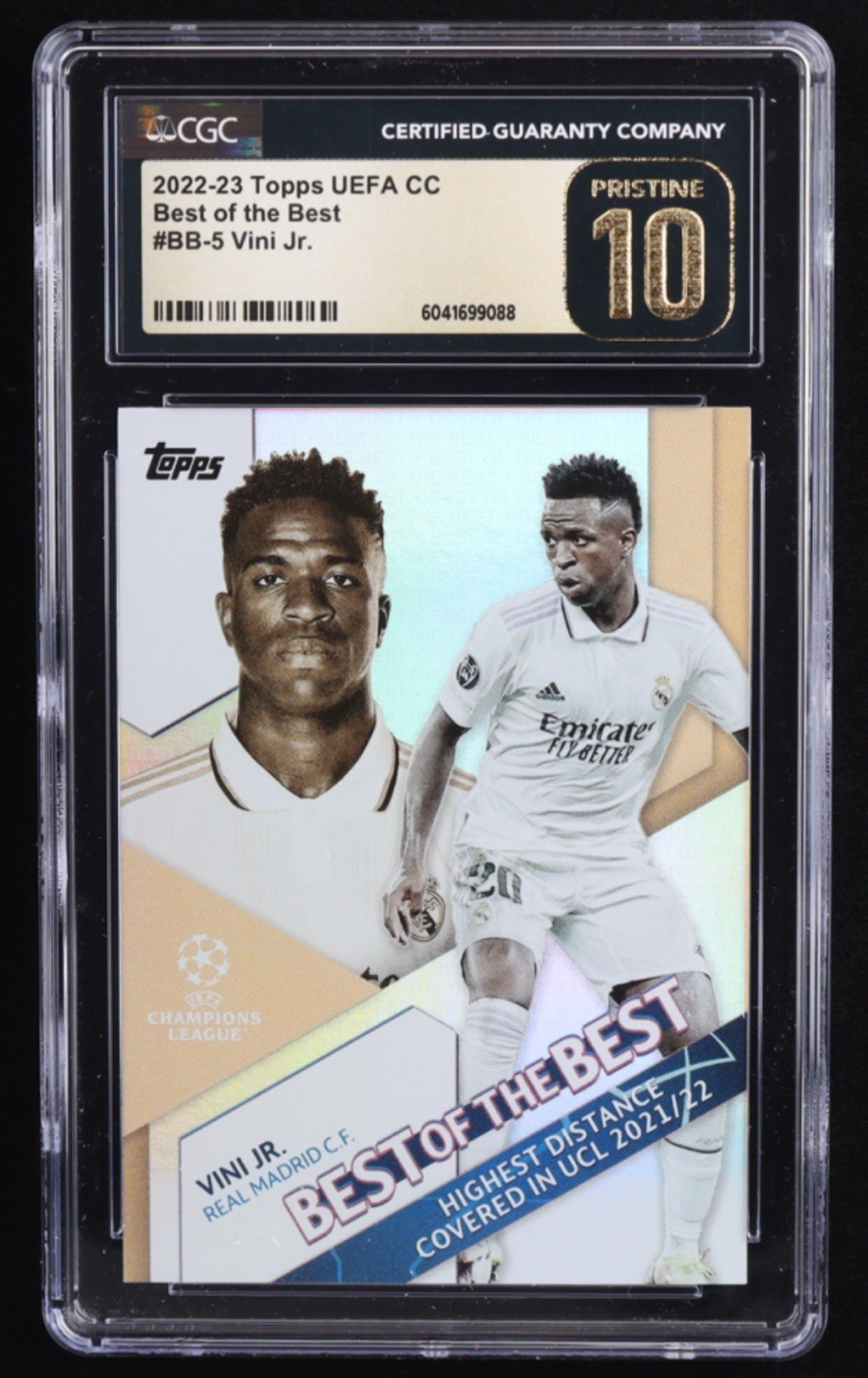 2022-23 Topos UEFA Champions League Best Of The Best Vini Jr #BB-5