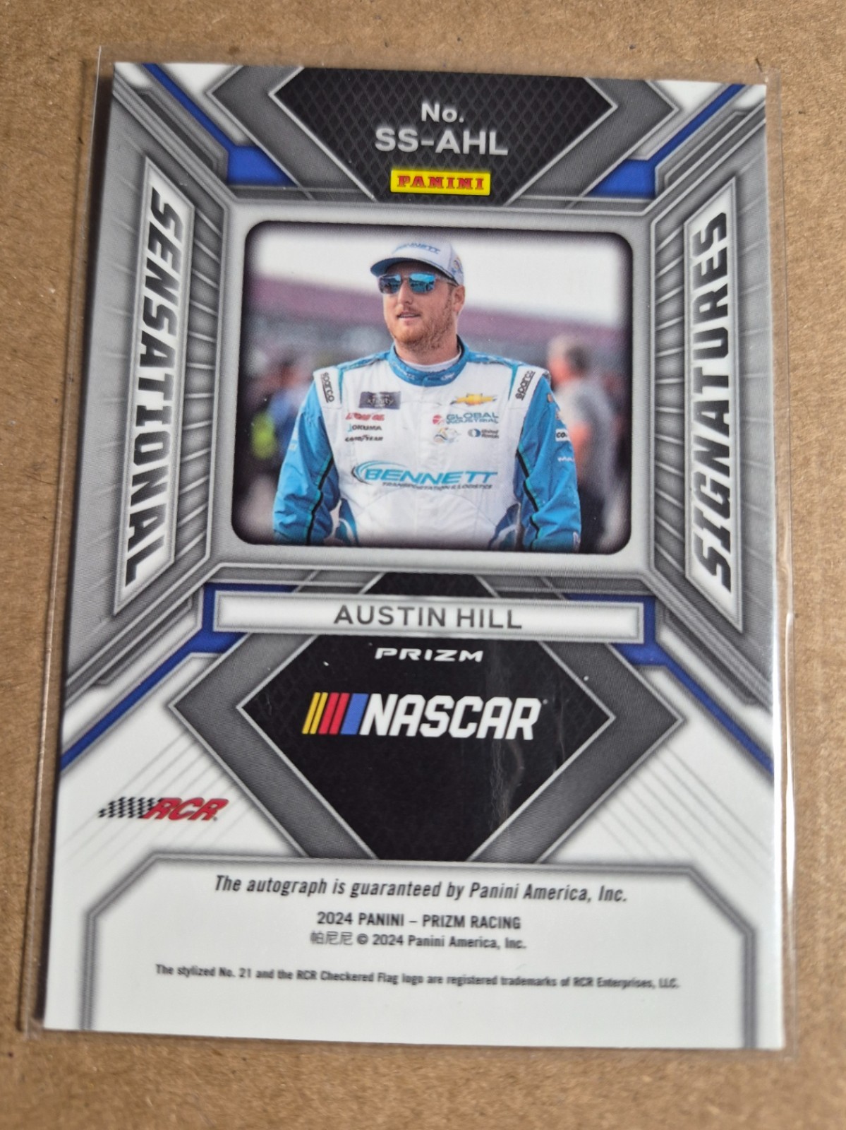2024 Panini Prizm Sensational Signatures AUSTIN HILL #SS-AHL SILVER PRIZM \