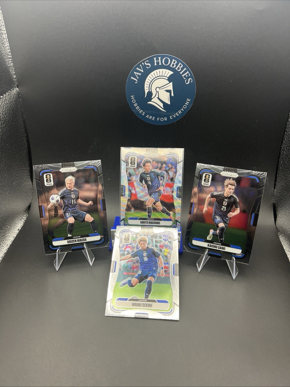2026 Prizm FIFA World Cup Wave Prizm Shuto Machino & Base Sano, Maeda & Sekine