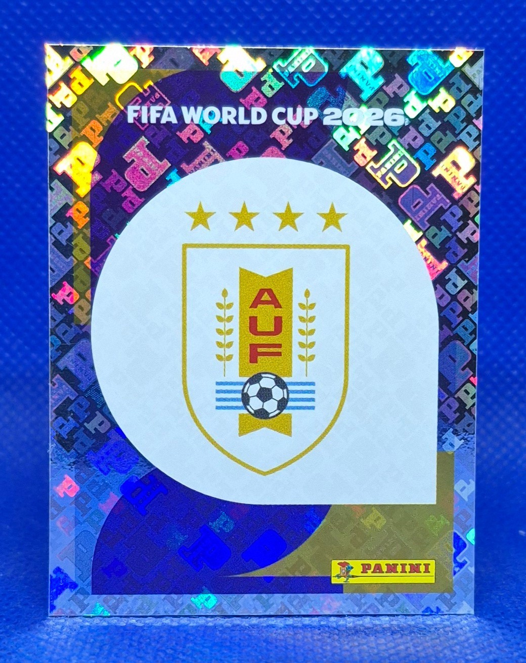 2026 Panini FIFA World Cup Sticker Uruguay Team Logo #URU 1 -US Edition
