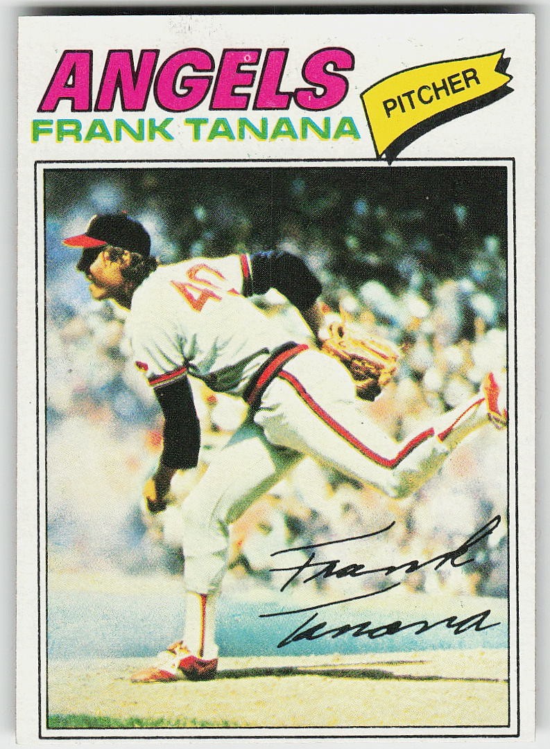 1977 Topps #200 Frank Tanana BASEBALL California Angels