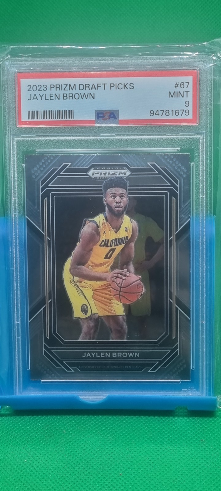 PSA 9 2023-24 Panini Prizm Draft Picks 67 Jaylen Brown California Golden Bears