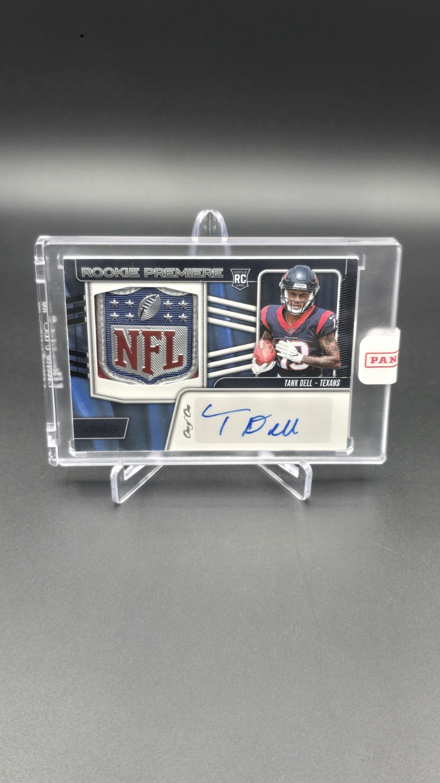 2023 Panini Absolute – Rookie Premiere Materials Shield Tank Dell #RPM-TD 1/1